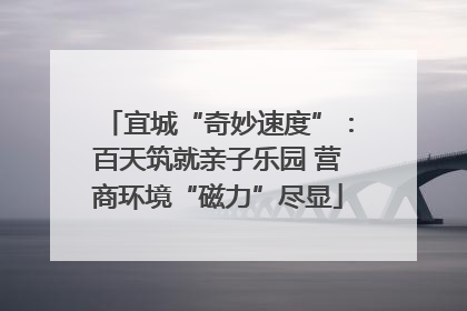 宜城“奇妙速度”：百天筑就亲子乐园 营商环境“磁力”尽显